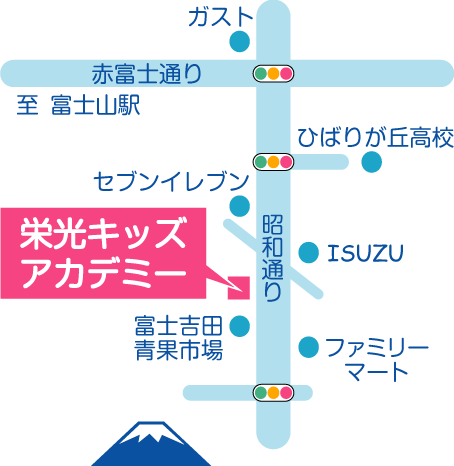 栄光キッズアカデミーの地図