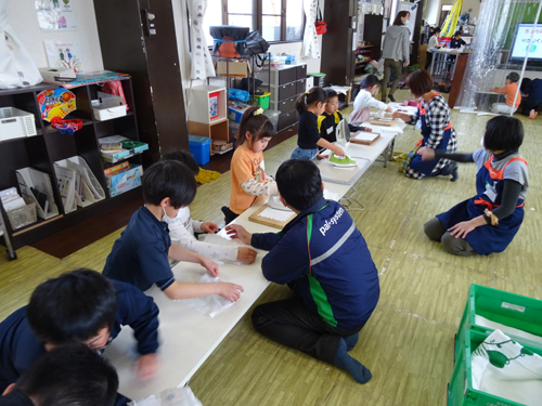 手すきはがきづくり4 手すきはがきづくり4